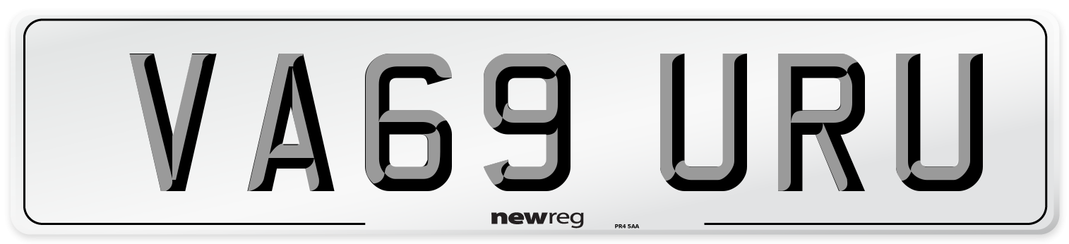 VA69 URU Number Plate from New Reg